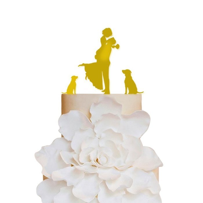 Sugar Yeti Brand Made in USA Cake Toppers God Gave Me You Wedding Cake Toppers Wedding Decoration Acrylic Cake... N80