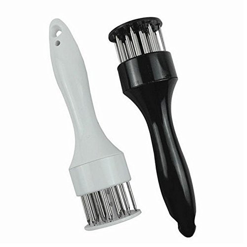 1 pcs rofession Meat Meat Tenderizer Needle With Stainless Steel Kitchen Tools (Black) N3