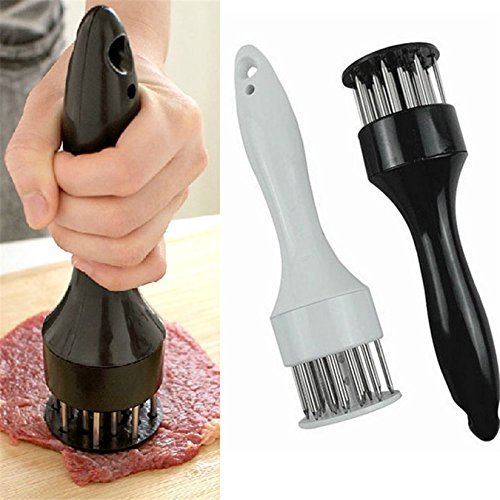 1 pcs rofession Meat Meat Tenderizer Needle With Stainless Steel Kitchen Tools (Black) N5