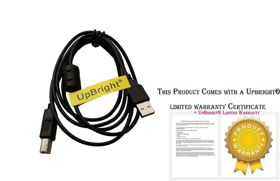 UpBright New USB Cable PC Laptop Data Cord For Zebra GC420 GC420T GC420d GC420-100510-000 GC420-200511-000 GC420...