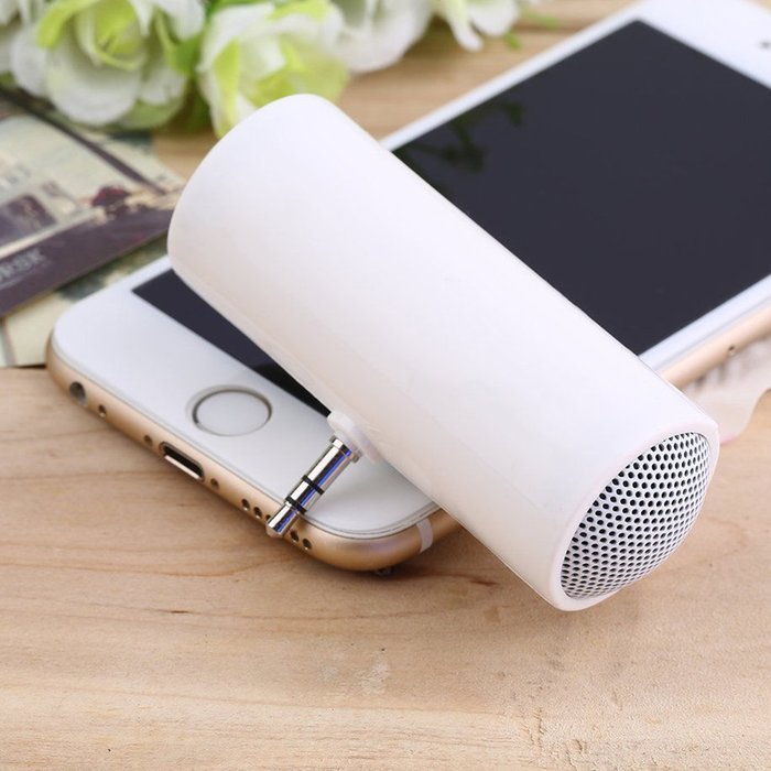Alloet New Simple Random MiNi Mobile Phone Speaker Amplifiers 3.5 MM Upright Type N6