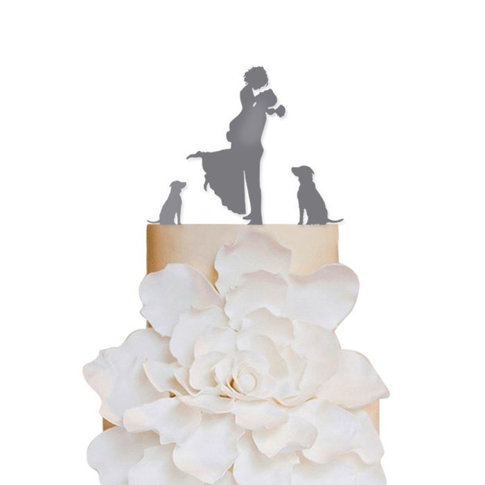 Sugar Yeti Brand Made in USA Cake Toppers God Gave Me You Wedding Cake Toppers Wedding Decoration Acrylic Cake... N89