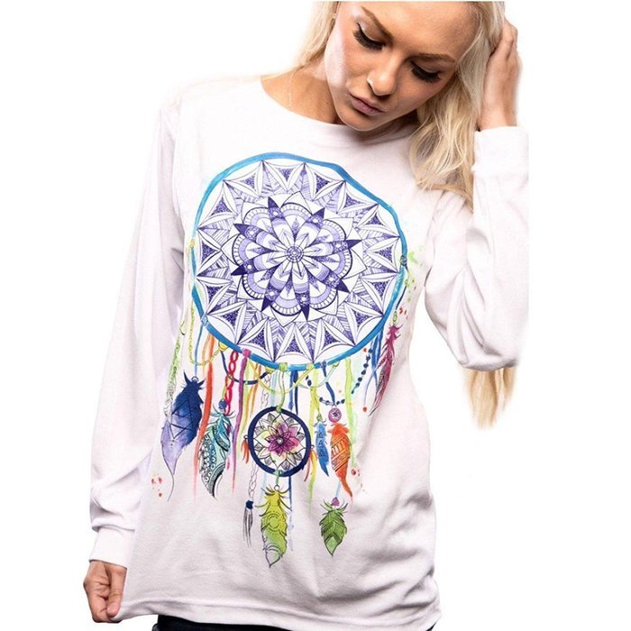 Sweatshirt Pullover,Morecome Womens Loose Letter Printing Long Sleeve Tops Shirts