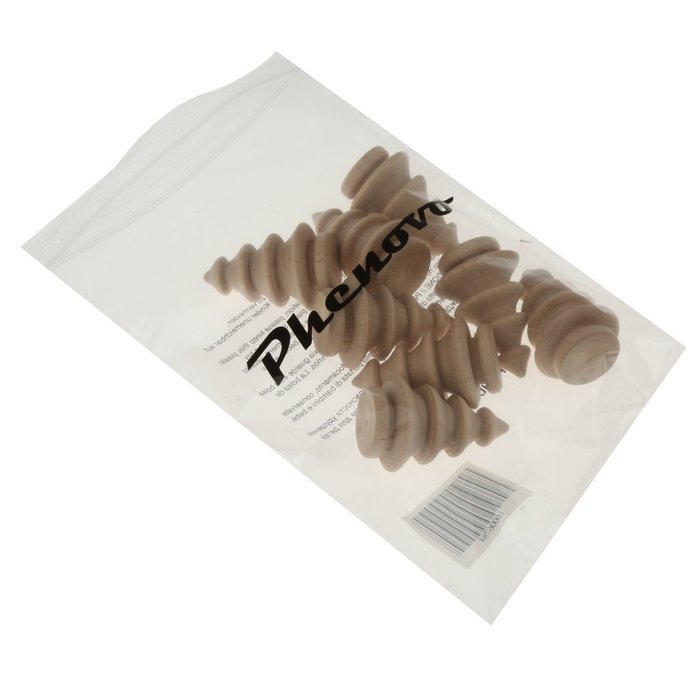 Phenovo Blank DIY Wooden Christmas Tree Peg Dolls Party Cake Toppers Pack of 10 N4