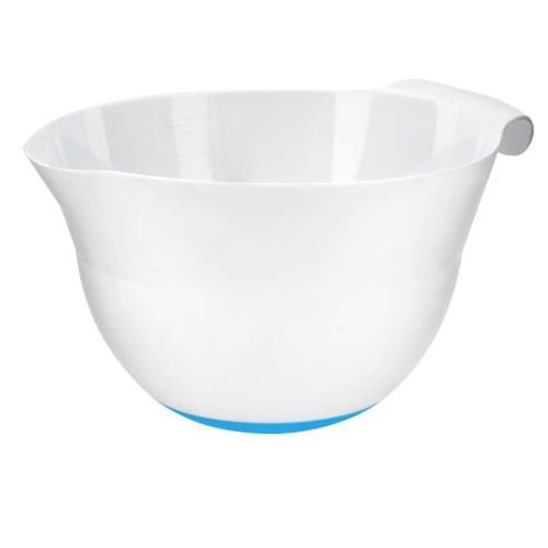 bs 2 X 3Lt Baking Cooking Kitchen Mixing Bowl With Non-Slip Base & Handle (Pink)
