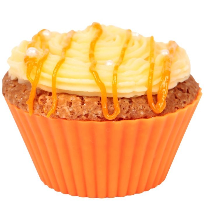 Silicone Baking Cups 12 Cupcake Muffin Liners Kids Bento Lunchbox Divider Accessories (Triangle) N3