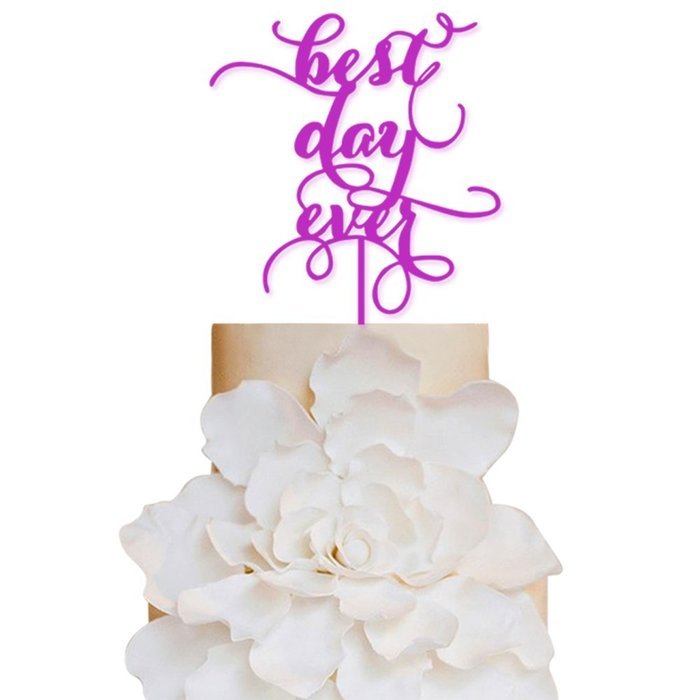 Sugar Yeti Brand Made in USA Cake Toppers God Gave Me You Wedding Cake Toppers Wedding Decoration Acrylic Cake... N110