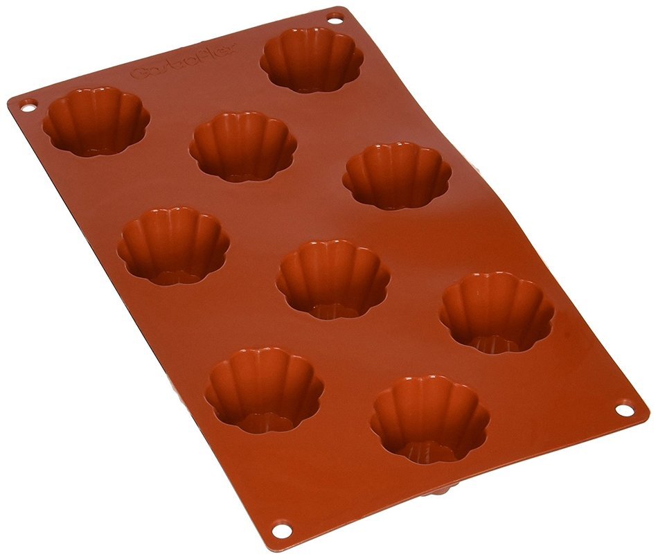 Matfer Bourgeat Gastro Flex Brioche Mold, Red