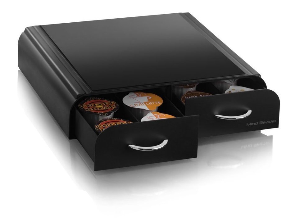 Mind Reader Anchor' Coffee Pod Storage Drawer for 50 Nespresso Capsules, White N56