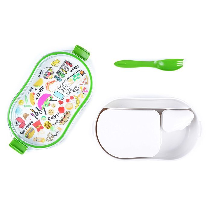 French Bull - Divided Lunch Container - Pack and Snack - Bento Lunch Box - Multidot N5