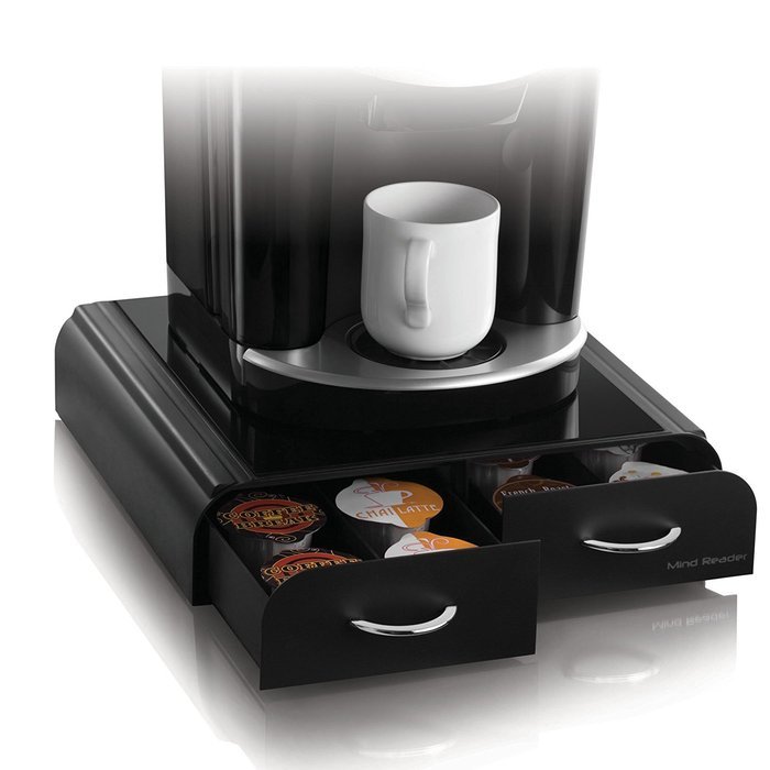 Mind Reader Anchor' Coffee Pod Storage Drawer for 50 Nespresso Capsules, White N57