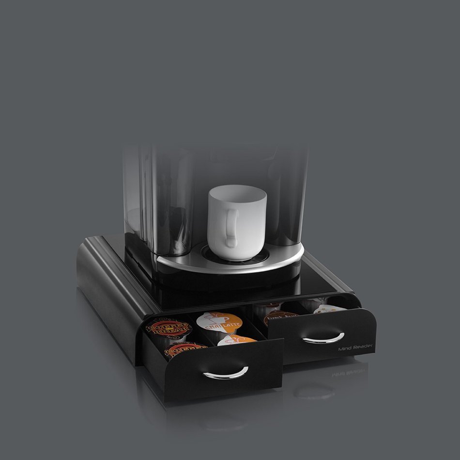 Mind Reader Anchor' Coffee Pod Storage Drawer for 50 Nespresso Capsules, White N59
