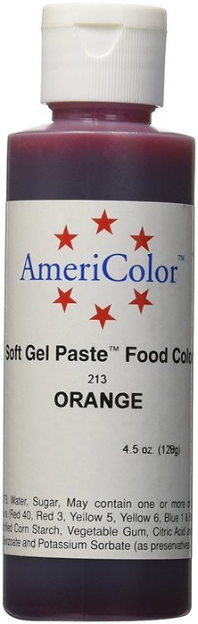 Americolor 4.5 Oz Orange Soft Gel Paste