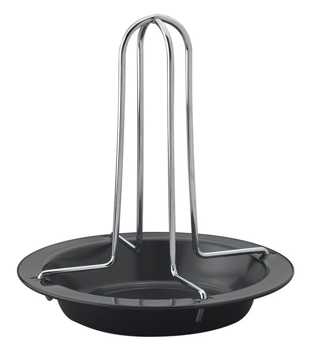 HIC Nonstick Vertical Chicken Roaster with Drip Pan, 8-inch