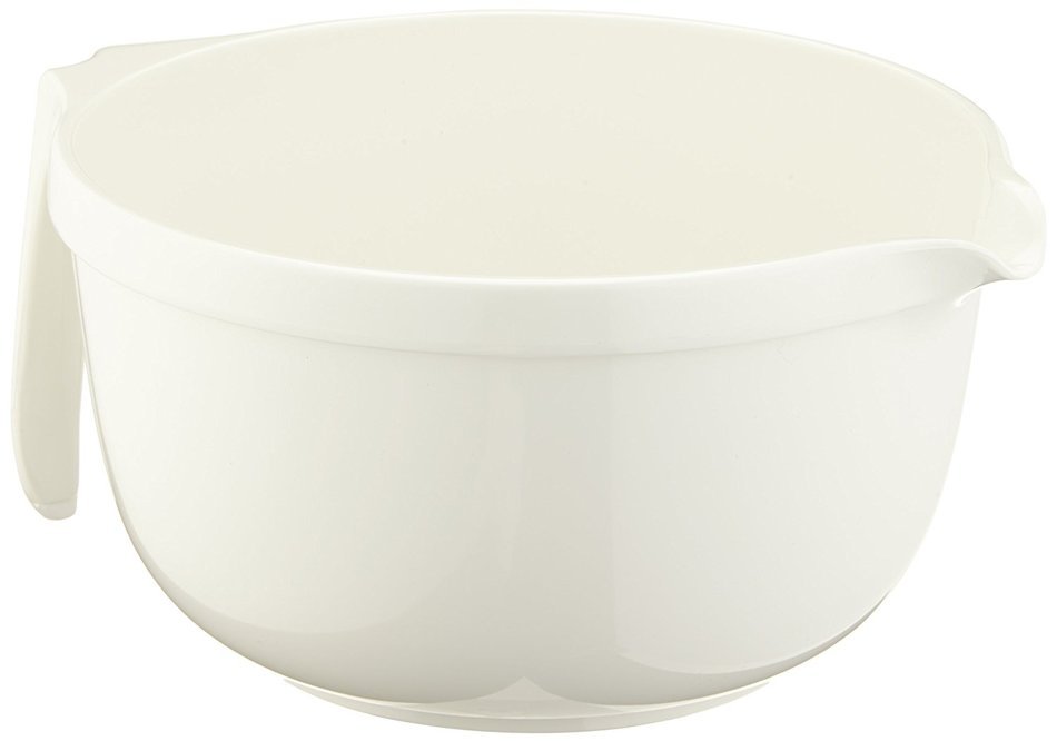 Superline Mixing Bowl with Handle, White, 136 Fl.oz. N2