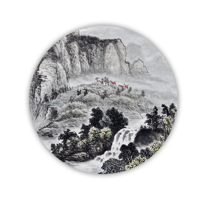 Generic Beautiful Mdf Material Have With Asian Chinese Painting 1 Cup Coaster N4