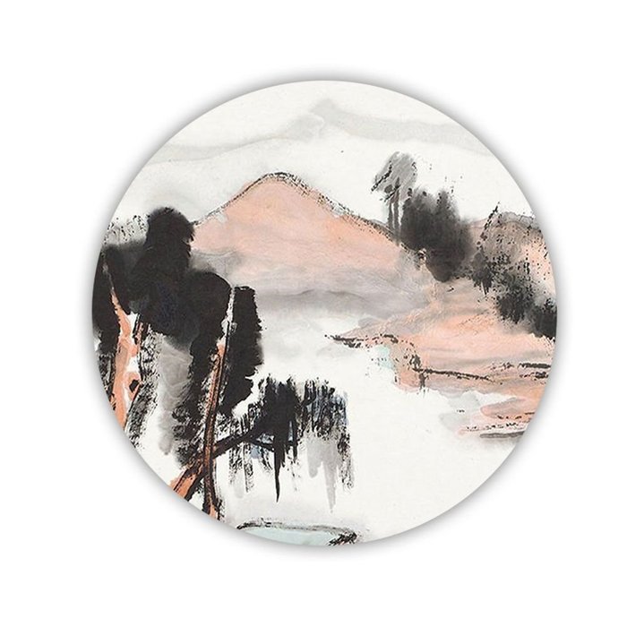 Generic Beautiful Mdf Material Have With Asian Chinese Painting 1 Cup Coaster N5