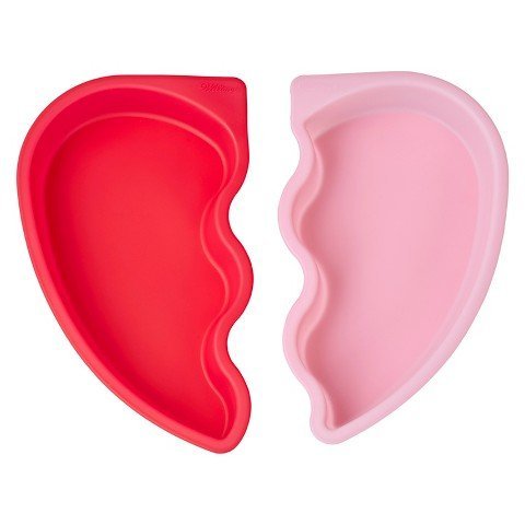 Wilton Heart Silicone Pan - 2 Pcs N4