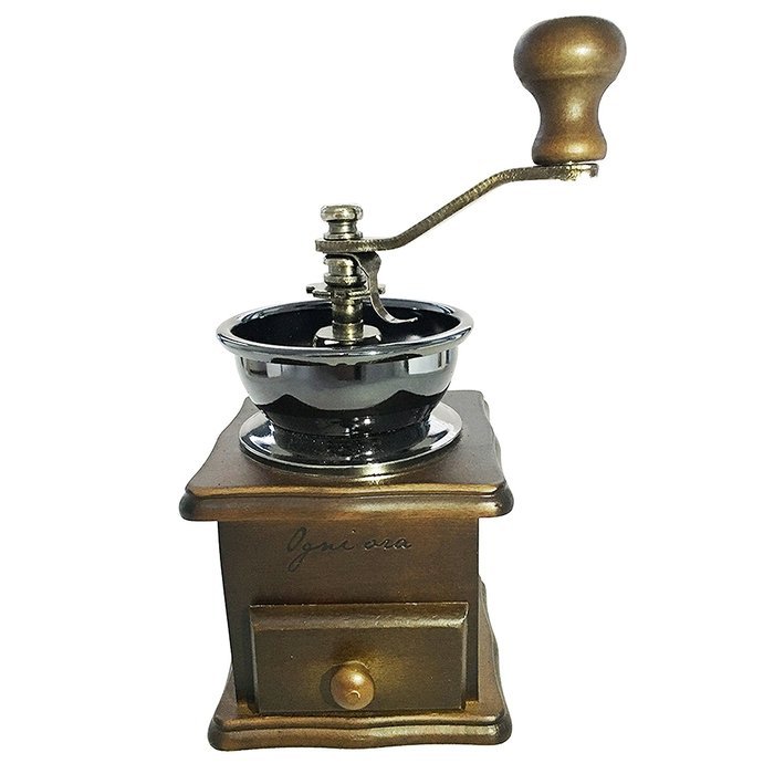 Premium Adorable Manual Hand Coffee Bean Grinder of Solid Beech Wood Body and Heavy Duty Steel Adjustable for... N3