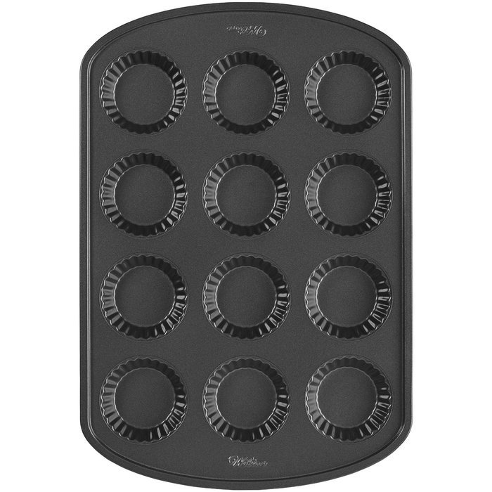 Wilton 2105-0089 12-Cavity Nonstick Tart Pan, Mini