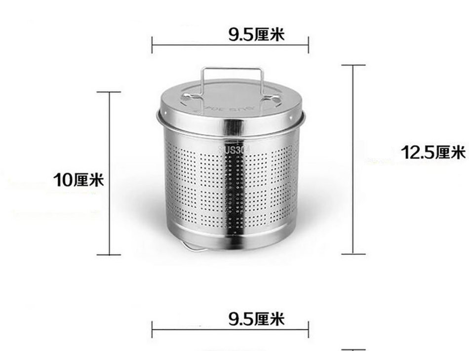 Autohome Tea Infuser Stainless Steel Strainer & Steeper 2 Pack - Heart-shaped Chain N29
