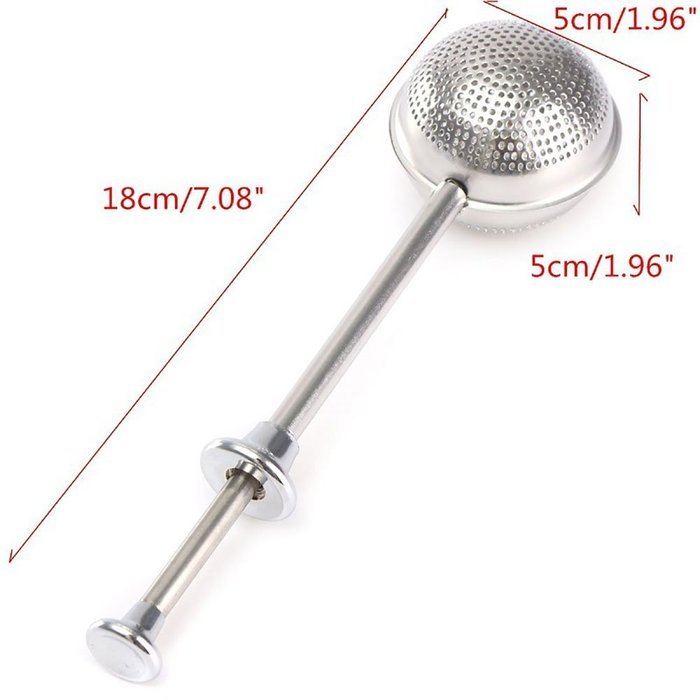 Autohome Tea Infuser Stainless Steel Strainer & Steeper 2 Pack - Heart-shaped Chain N30