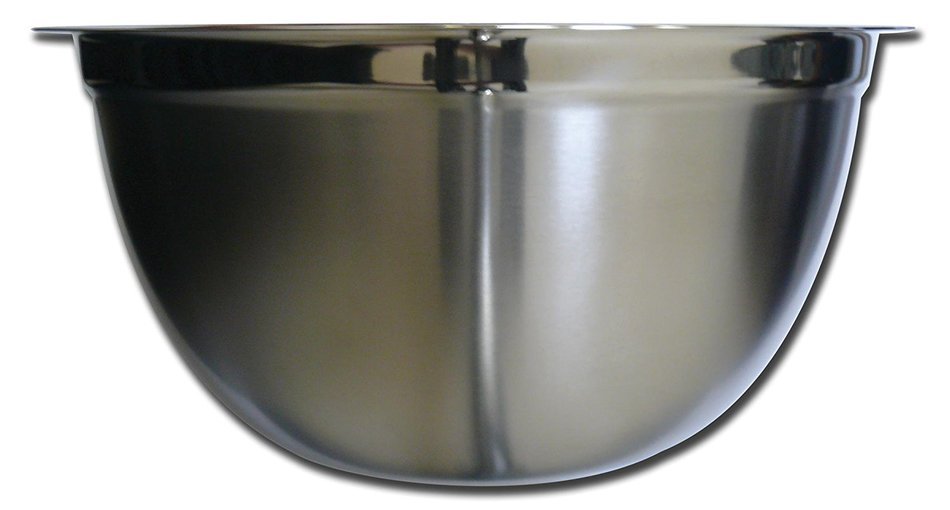 Ai-De-Chef K0801-05 8 Quart Satin Stainless Steel Mixing Bowl