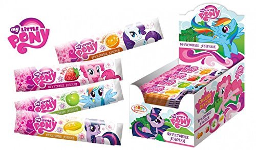 [RusToyShop] 5psc fruit chews candy My little pony flavor Birthday Party Favor Topper Treats Buffet Candy