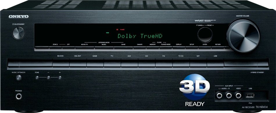 Onkyo TX-NR414 5.1-Channel Network A/V Receiver(Black) (Discontinued by Manufacturer)