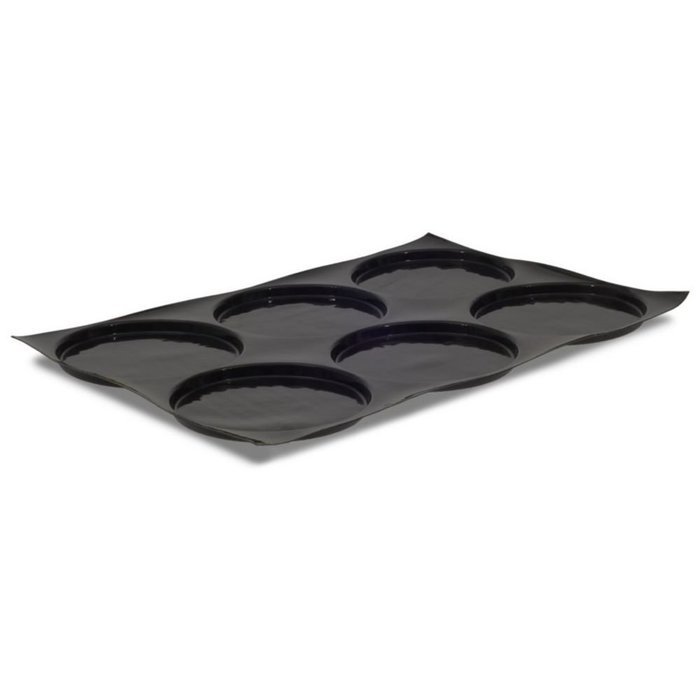 Demarle M372 L Non-Stick 6-Form Flexipan Extra-Large Rounds