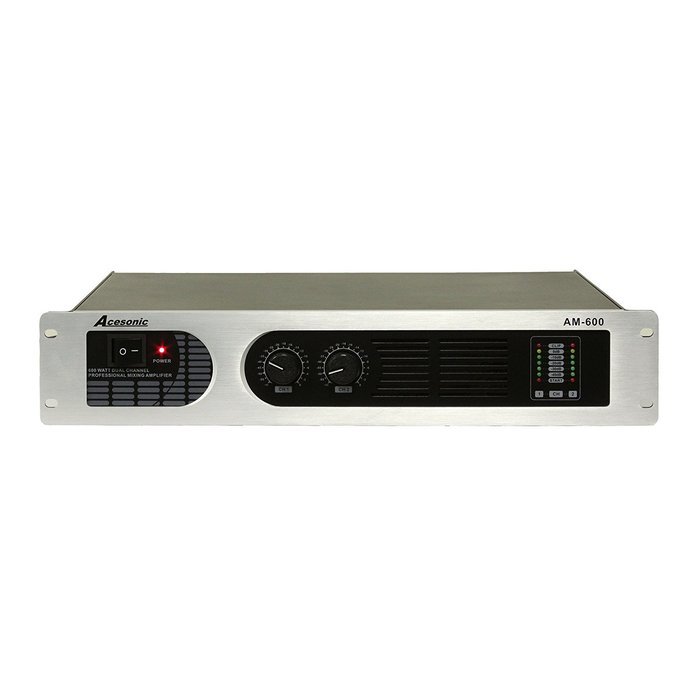 Acesonic AM 600 Professional 600-Watt Dual Channel Amplifier N2