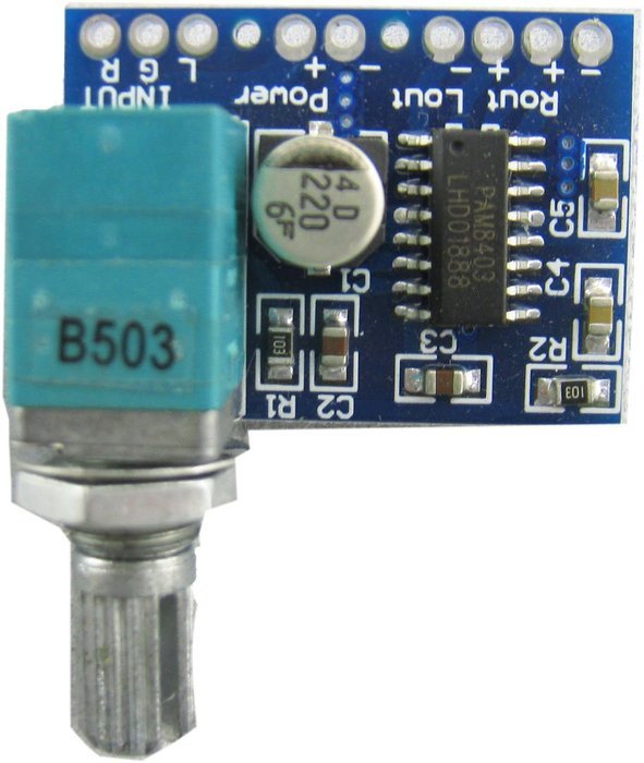 Yeeco USB Powered Dual-channel 3W+ 3W DC 2.5-5.5V Power Digital Amplifier Board Mini Audio Amplifier with switch... N4