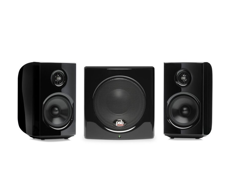PSB Alpha PS1 Powered Speakers/SubSeries 100 Subwoofer Package