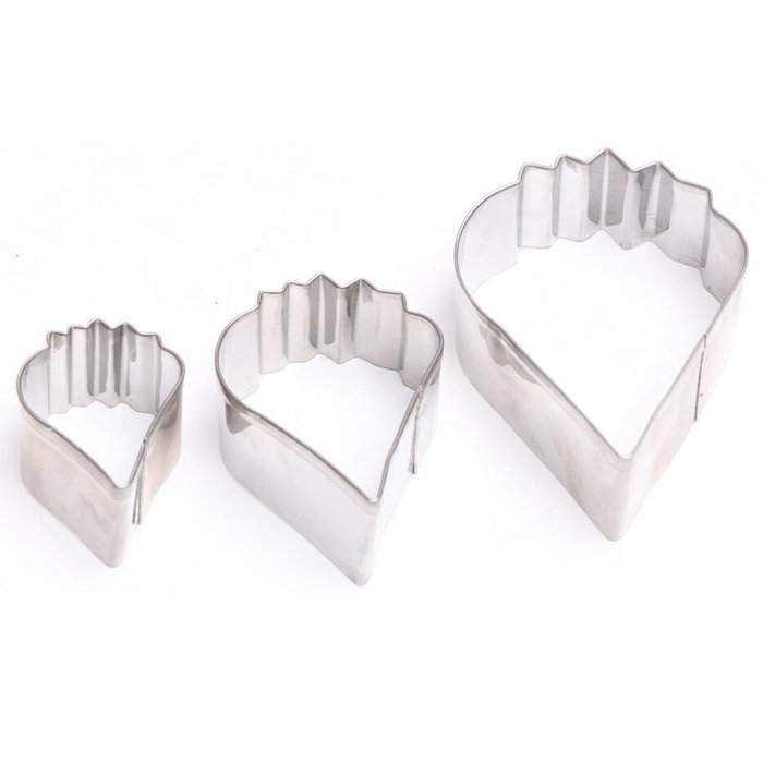 Ubaker Cake Decorating Gumpaste Flowers Set of 3 Poppy Petal Cutter Kit for Cake Cupcake Topper Decoration Stainless... N2