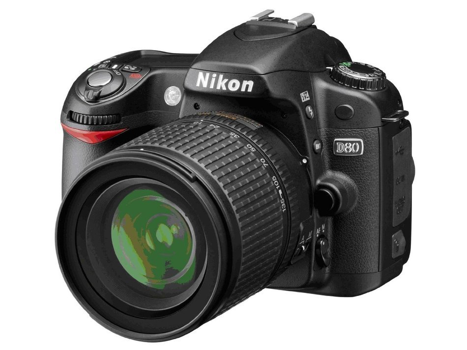 Nikon D80 10.2MP Digital SLR Camera Kit with 18-135mm AF-S DX Zoom-Nikkor Lens N5