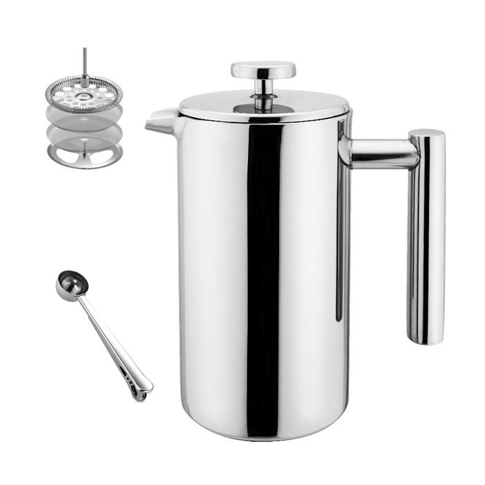 Highwin 8-Cup/35-Ounce Double Wall Insulated Stainless Steel French ...