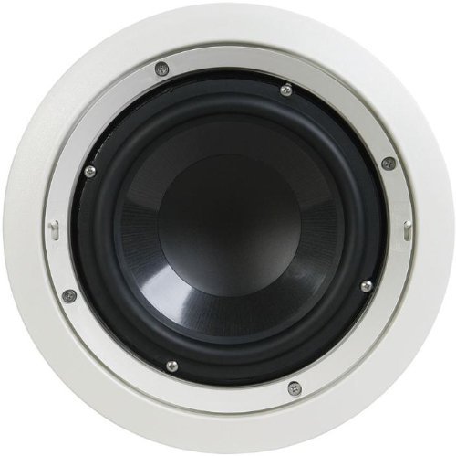 SpeakerCraft 8.1 BAS, Passive In-Ceiling Subwoofer, 20 cm Mica-Filled Polypropylene Memb. Dual V C Woofer