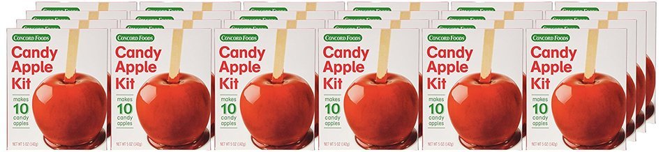 Concord Foods Candy Apple Red Kits, 5-Ounce Box (VALUE Pack of 24 Boxes) N3