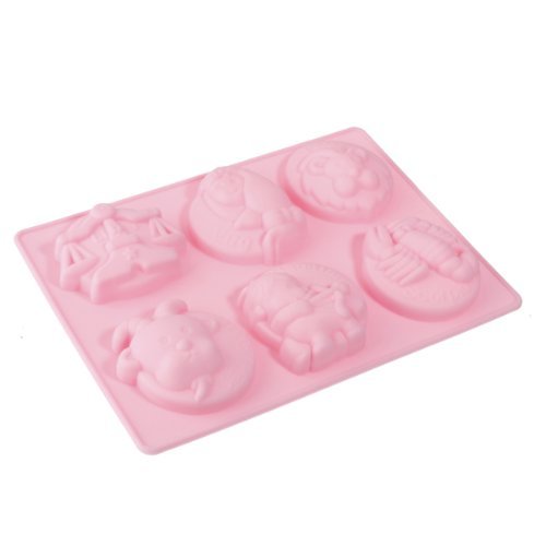 Silicone Christmas 6 Hole Cake/ Ice /Chocolate Mould N3