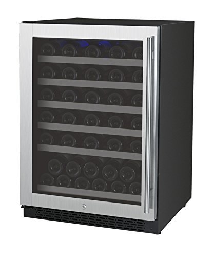 Allavino VSWR56-1SSLN - 56 Bottle Single Zone Wine Cellar Refrigerator - Left Hinge