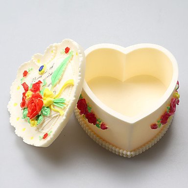 Y&XL&H Soft Clay Rose Necklace Resin Jewelry Box Chocolate Silicone Molds,Decoration Tools Bakeware