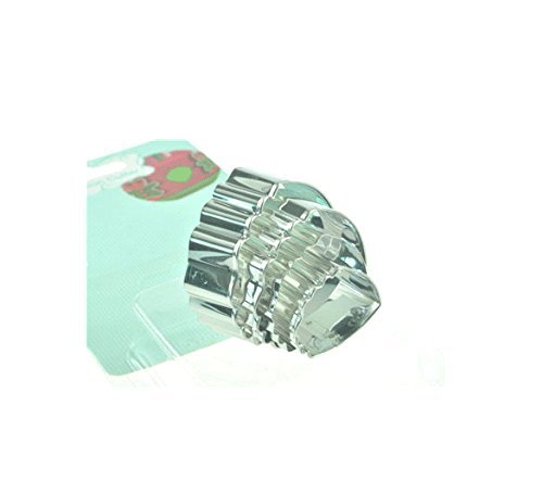 Anyana 4pcs set Peony Flower Petals Stainless Steel Cookie Cutter Cake Mould Tool Kitchen Tool Sugar Paste Baking... N2