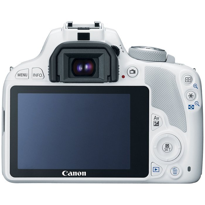 Canon EOS Rebel SL1 Digital SLR Camera & EF-S 18-55mm IS STM Lens (White) with 32GB Card + Case + Battery & Charger... N3