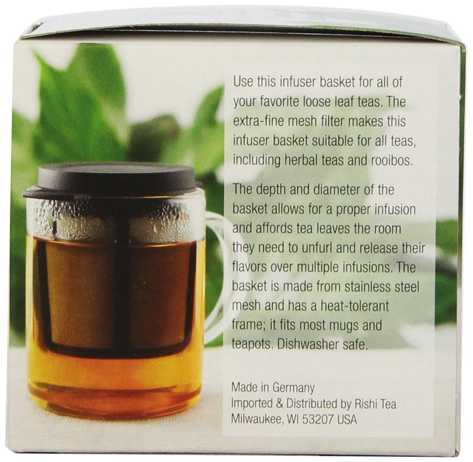 Rishi Tea Loose Leaf Tea Infuser Basket, 1 Count N5