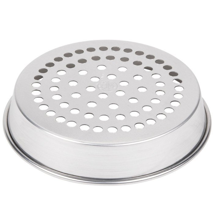 American Metalcraft A90101.5SP 10" x 1 1/2" Super Perforated Standard Weight Aluminum Tapered / Nesting Pizza... N2