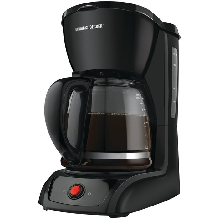Black & Decker CM1200B 12-Cup Switch Coffeemaker, Black