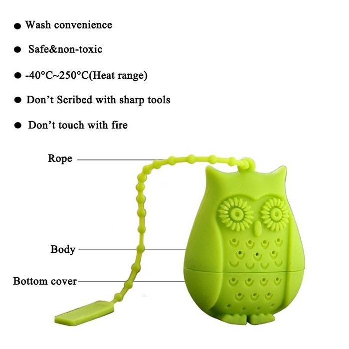 Mother's Day Sale, Set of (6) Premium Silicone Reusable Tea Bag Candy Silicone Tea Infuser Strainer Set Genuine... N11