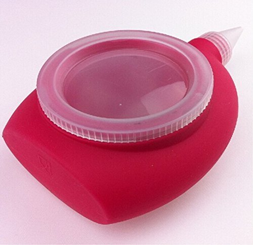 Yunko Owl Designed Silicone Macaron Decorative Pot Cream Milker with 6pcs Different Shape Piping Nozzles for Cookie... N7