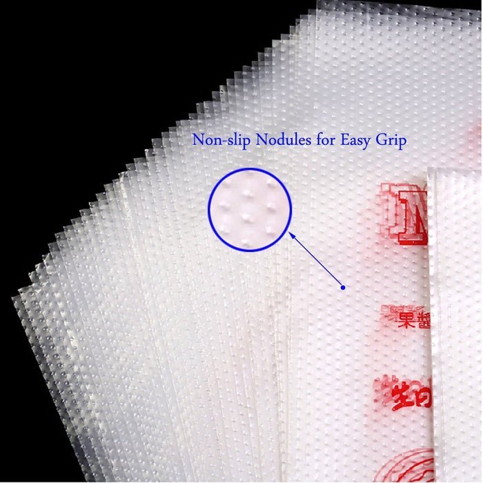 Bestgoo 100 Pack Durable Pastry Bags,14 Inch Disposable Icing Piping Cake Decorating Tool Bags Set, Non-Slip Nodules... N5