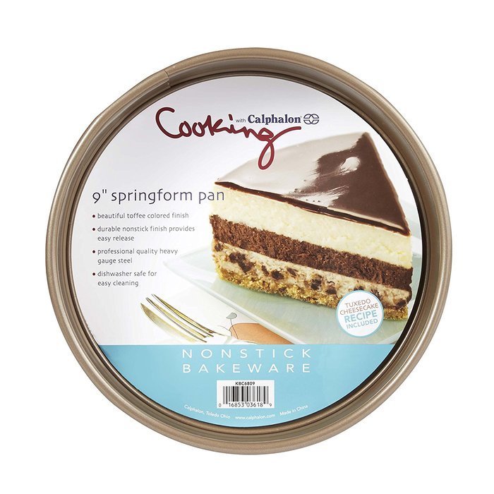 Calphalon Nonstick Bakeware Spring Form Pan, 9", Toffee N2